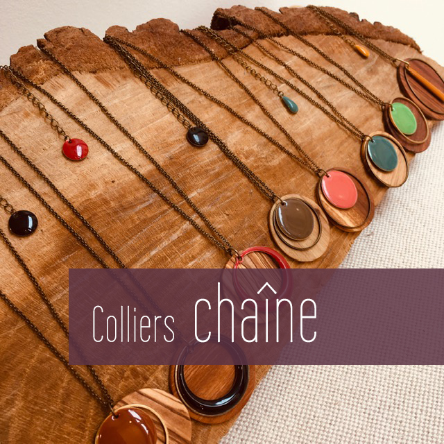Boucles d'oreilles graines  bois Lyon