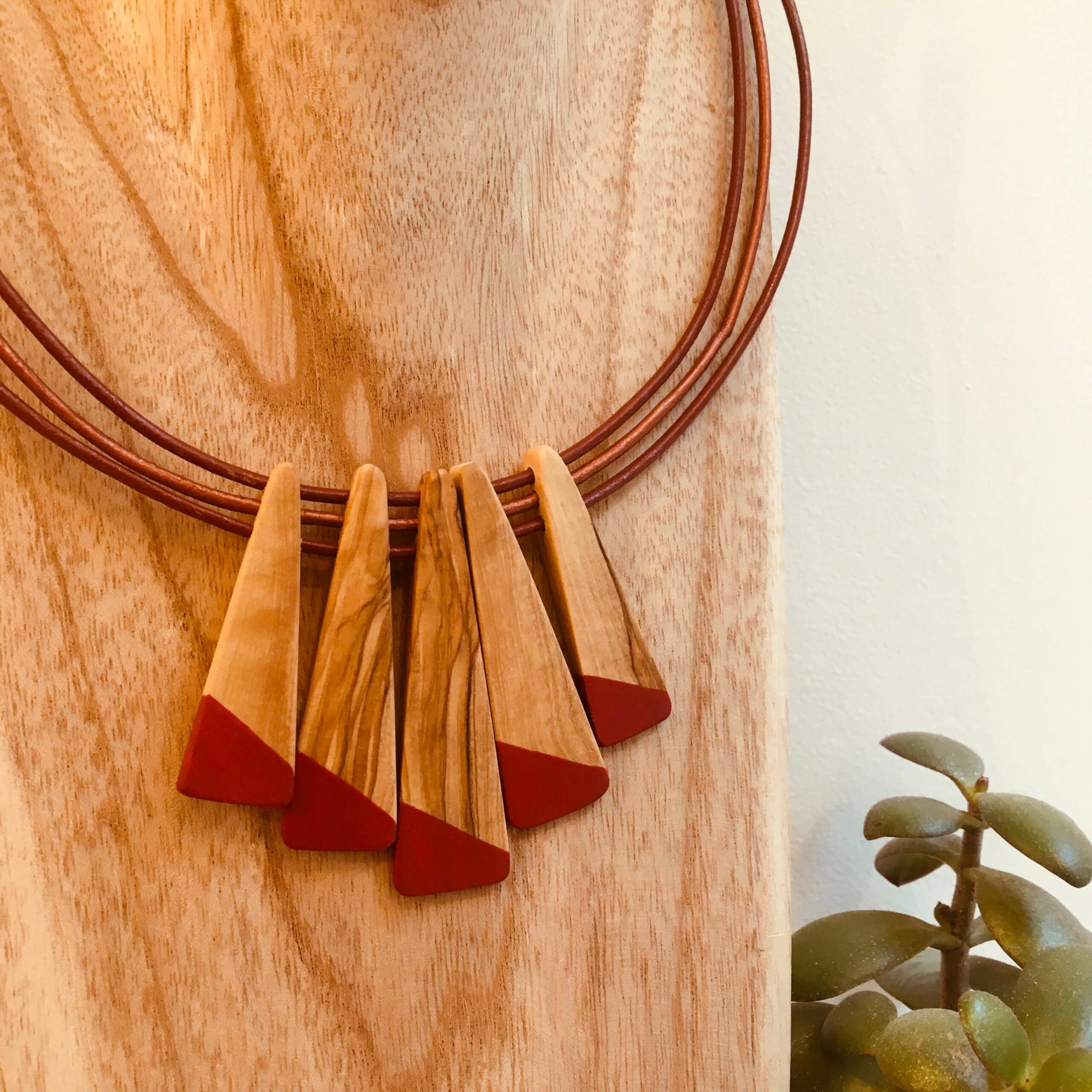 Parure Lamelle Bois Peint – Image 14