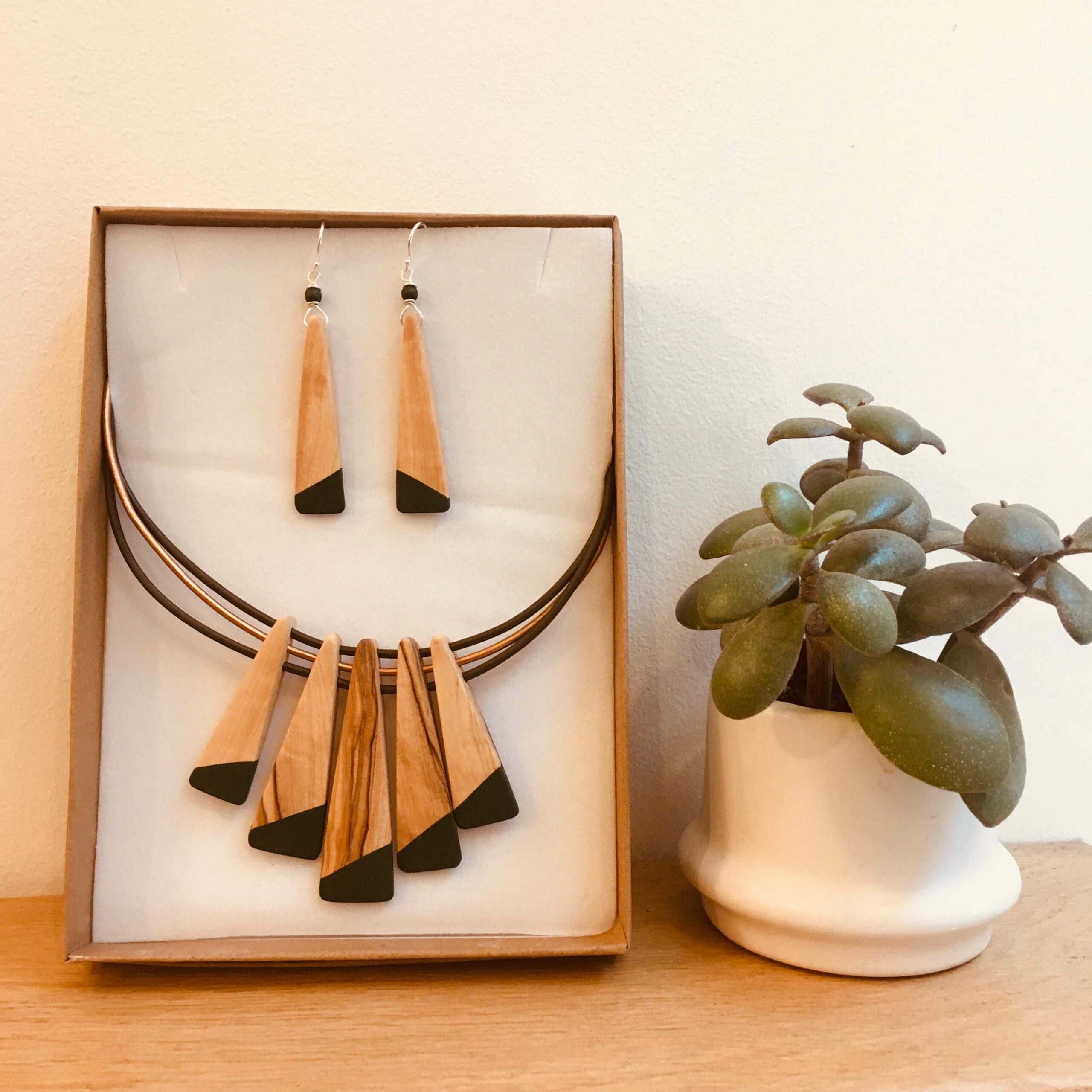 Parure Lamelle Bois Peint – Image 5